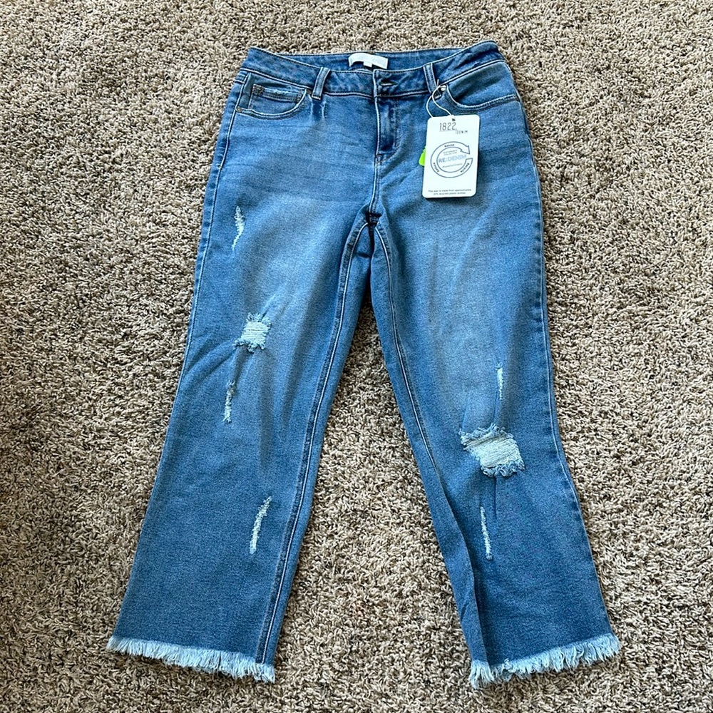 NWT 1822 Girlfriend Crop Jeans